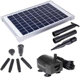 Solariver 696591002471 Solar Water Pump Kit -160 Gph Submersible With Adjustable