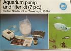 Spot Aquarium Pump And Filter Kit 7 Pc For Tanks Up To 10 Gal 077234095027