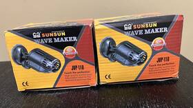 Jvp-110 Sunsun 701807981003 2-pack Wavemaker Pump Enhance Your Marine And Freshwater Tanks. New