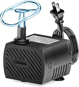 Szilbz 50 Gph 3w Mini Submersible Water Pump For Aquariums Fish Tank Wave