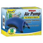 Tetra Whisper Air Pump Water Flow Aquariums Fish 10 Gallon Minmal Noise Aeration Needs 074748351151