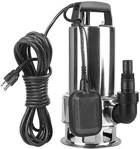 Topway 738627683152 1.5hp 4250gph Stainless Steel Water Sump Pump