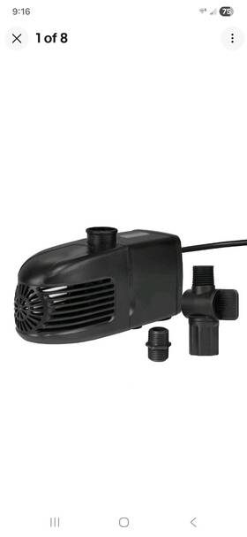 Dd11560 Totalpond 560 Gph Pond Pump 3/4 Inch Id Tubing