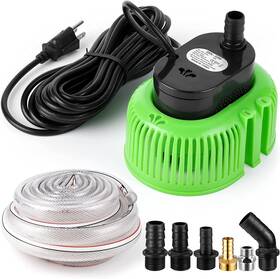 Towallmark 196336244307 Pool Cover Pump Above Ground Water For Draining 850gph Green