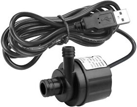 Pq0106-usb Usb Dc 5v Mini Submersible Water Pump 97l H High Lift 3ft 1m