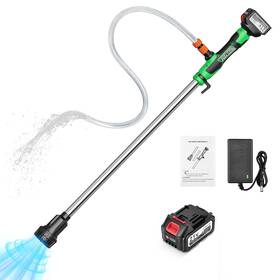 Vexalify 750834130397 Cordless Stick Water Transfer Pump Portable Battery Powered Green