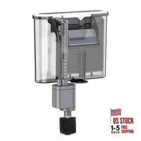 Hbl-302 Vimvins Small Aquarium Filter Quiet Fish Tank Hob Filters For 2 To 5 Gallon 3-5