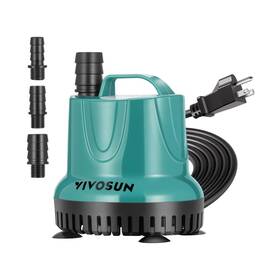 332582-20 Vivosun 260gph 20w Submersible Water Pump For Fish Tank Pond Aquarium Hydr