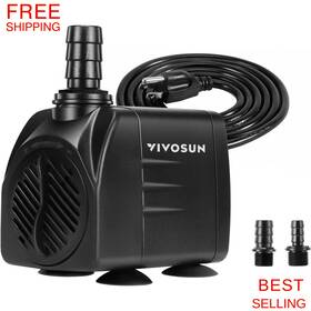2500l Vivosun 744110142808 660gph Submersible Water Pump 2500l/h 35w Aquarium Ultra Quiet Fo
