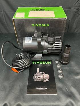 Pg5300-s Vivosun Black 5300 Gph Submersible Water Pond Pump With Manual