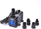 2100 Water Pump Aquarium Fish Pond Hydroponics Oxygen Submersible Waterfalls Gph