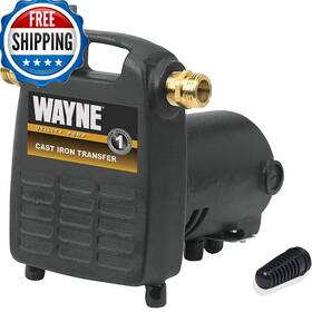 B0002yqubm Wayne Pc4 1/2 Hp Cast Iron Multi-purpose Pump With Suction Strainer Model 55832