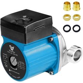 Wisewater B0c73n946z 304 Stainless Steel Hot Water Recirculating Pump 1 Npt 12.6 Gpm
