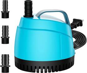2600l Wuciooo 313091457463 700gph Submersible Water Pump Ultra Quiet 2600l/h 40w Bottom Suction Pond Out
