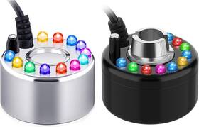 La-yaomiao-3623 Yaomiao 2 Piece Halloween Mist Maker Fogger Small Ultrasonic Black And Silver