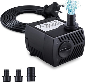 300l Yddhhb Submersible Pump 80gph 4w H Fountain Water Compact