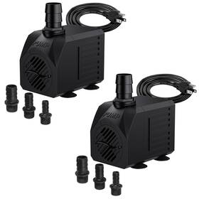 Yochaqute 635411944164 Aquarium Submersible Fountain Pump 550gph 30w Ultra Quiet Adjustable Water P