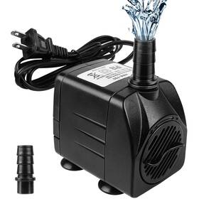 Yuhjhxva 744173464091 Submersible Pump 15w Ultra Quiet Fountain Water 265gph With 5.25 Ft High