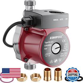Zeropone B0bflzn5mb Hot Water Recirculating Pump Circulator 120w 110v Automatic