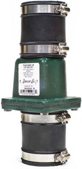 30-0151 Zoeller Check Valve 8.25 X 12.00 11.00 Inches Stainless Steel
