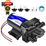 Tdrrich 12V Water Pressure Increase Booster Pump For RV,4-CHAMBER Black. Fixed Price $107.99.