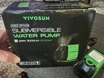 Vivosun Submersible Water Pump 24W 3000L/H IPX8 Ultra Quiet 800GHP. Fixed Price $45.00.