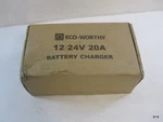 Eco-worthy Smart Battery Charger 12V/24V 20A Lithium Life PO4. Fixed Price $54.99.
