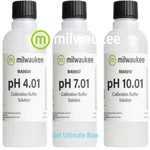 Milwaukee Calibration Solution Combo Pack (ph 4.01, PH7.01,&PH 10.01) 230 Ml. Fixed Price $59.99.