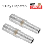 Uxcell 2PCS 1/2 To 3/8 Inch Hose Barb Reducer 304 Stainless Steel Silver. Fixed Price $12.99.