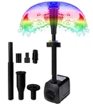 Lewisia Water Fountain Pump Kit With Led Light Mushroom And Blossom Spray Hea.... Fixed Price $26.66.
