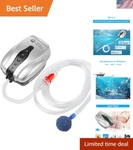 Aquamiracle Aquarium Air Pump Fish Tank Bubbler Aerator, All-in-one Grey. Fixed Price $26.20.