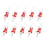 20 Pcs Aquarium One Way Non-return Check Valve Fish Tank CO2 System Air Pump Red. Fixed Price $11.99.