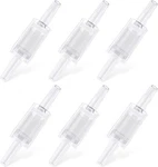 Reliable Clear Plastic Check Valves For Fish Tanks Ideal Air Pumps 6-PACK. Fixed Price $24.99.
