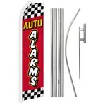 Auto Swooper Flutter Feather Advertising Flag Kit Car System Red. Fixed Price $69.99.