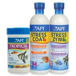 Api Aquarium Water Treatment & Trop. Fish Food: Stress Coat 16 Oz, Zyme. Fixed Price $79.68.