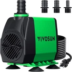 800GPH Submersible PUMP(3000L/H, 24W), Ultra Quiet Water Fountain With 10FT. Fixed Price $40.99.