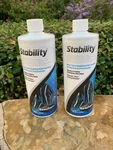 X2 Seachem Stability 500 Ml / ( 16.9 Fl. Oz ) Bio-filter Aquarium Fish Tank. Fixed Price $34.95.