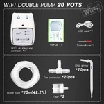 Wifi Intelligent Watering Device Double Pump Timed Automatic Drip Irrigation Sys. Fixed Price $72.99.