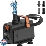 Aquamiracle 600GPH Submersible Water Pond PUMP(2270L/H, 35W), Foun. Fixed Price $34.99.