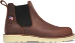 Danner Bull Run Slip-on Men's Work Boots Brown Leather Plain Toe Eh Usa 15481. Fixed Price $138.71.