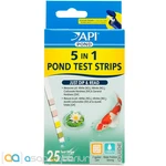 Api Pond 5-IN-1 Test Strips 25 Count Ph Kh Gh Nitrate Nitrite Fast Easy Dip Read. Fixed Price $37.98.