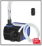 Aquaneat Small Fountain Pump, 80 Gph Mini Submersible Water With 3.3 Ft Tub. Fixed Price $9.78.