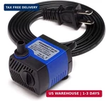 Homasy 80 Gph Small Submersible Water Pump For Aquarium Ponds Fountains &.... Fixed Price $10.99.