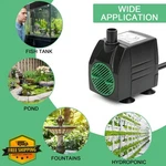 Barst 290GPH Submersible Aquarium Pond Pump 1100L/H 16W. Fixed Price $44.99.
