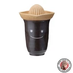New Sun Art Iron Glazed Cup Girl With Lemon Squeezer 280CC Sake/shochu. Fixed Price $26.82.