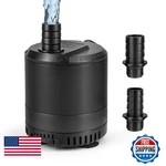 Qiqiwader Aquarium Submersible Pump 109-724GPH Water Adjustable. Fixed Price $30.47.