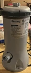 Bestway 110-120V 60HZ 530 Gal. Flowclear Filter Pump 58384E New No Box Runs. Fixed Price $29.99.