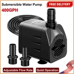 400GPH Submersible Water Pump Ultra Quiet Fountain, Pond, Aquarium, Hydroponic. Fixed Price $25.60.