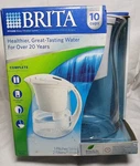 Brita Grand Model 10 Cup Water Pitcher & Filter Oceania White - New In Box. Fixed Price $24.95.