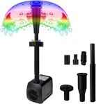 Lewisia Water Pump Kit With Mushroom Black Spray Head, Yellow,blue,green,red. Fixed Price $29.99.